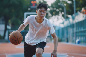 男投篮照片